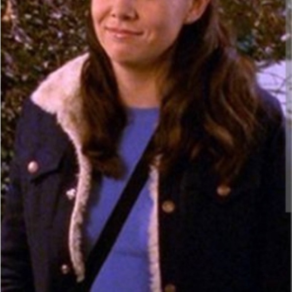 Blue Corduroy Sherpa Jacket ASO Gilmore Girls - Lorelai Gilmore - Picture 9 of 9